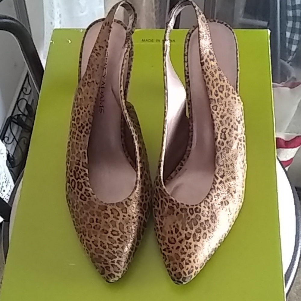 Shoes, Heels, Leopard Print, size 10